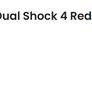 Red Ps4 Controller Image 4