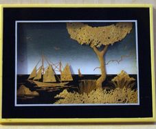 Cork wood art