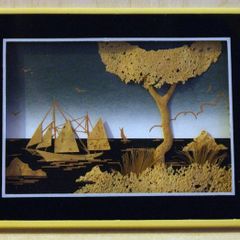 Cork wood art