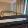 Grey Wooden Bunk Bed for Sale - Two Mattresses Included Image 2