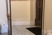 Beautiful black wrought iron mirror