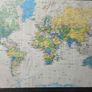 1995 Framed Map of the World Image 8