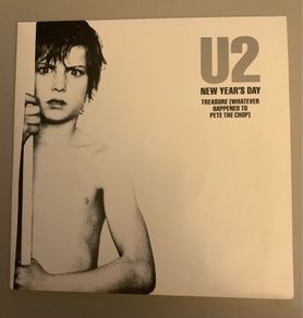 U2 - New Years Day Irish CBS Red Label 7" Vinyl 1983