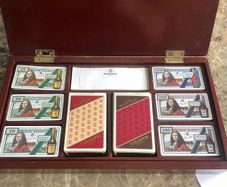Martell cognac poker/card set