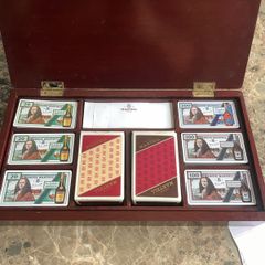 Martell cognac poker/card set