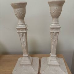 Candlesticks Pair - Handcast in UK