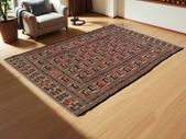 Authentic Wool Kilim Rug  Afghan Tribal Design