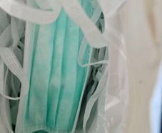 Facemasks and hand sanitiser