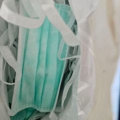 Facemasks and hand sanitiser