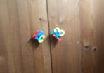cot bed & wardrobe