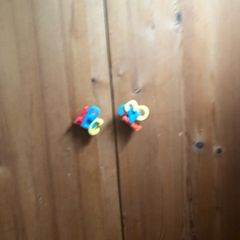 cot bed & wardrobe