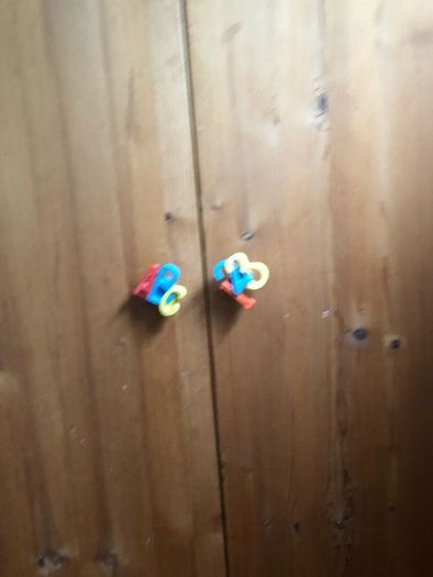 cot bed & wardrobe