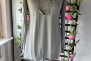 jumper Bnwt peruzzi jumper size 38 grey jumper with chiffon detail