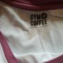 Gym and Coffee White and Mauve T Shirt - Size S Image 5