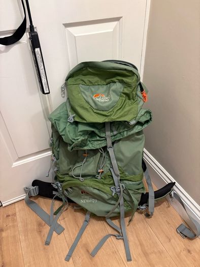 Lowe Alpine Nuptse ND60:75 Rucksack Hiking Outdoors Technical Backpack