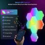 Hexagon Lights - 8 Pack RGB LED Lights, App-Controlled Hexagonal Smart Lighting Panels Sync to Music for Room, Bar, Gaming Setup, Bedroom Image 4
