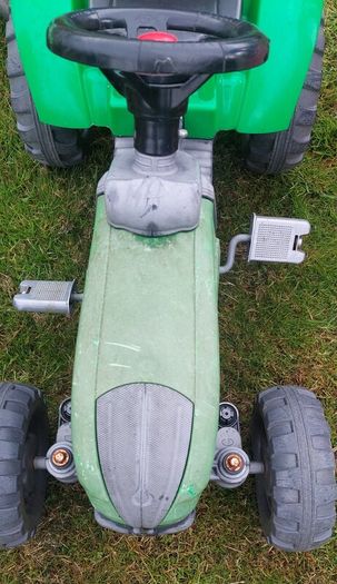 green tractor