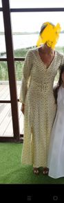 asos belted polka dot dress uk6