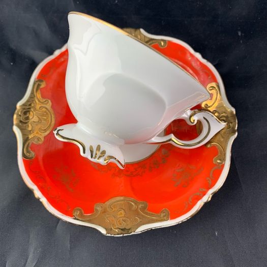 Rare Antique Demitasse Cup and Saucer