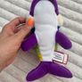 Fiesta The Fish Philosophy Pete The Perch Purple Plush Fish approx. 20 cm. long Used Please see photos Image 6