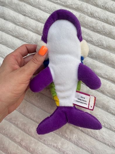 Fiesta The Fish Philosophy Pete The Perch Purple Plush Fish approx. 20 cm. long Used Please see photos
