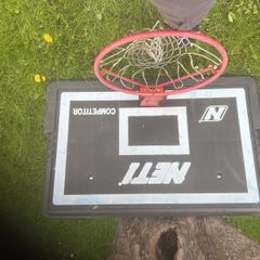 Basketball hoop and back board