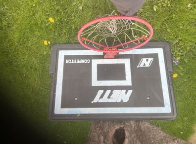 Basketball hoop and back board