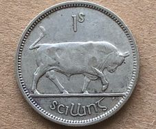 Ireland Silver one Shilling
