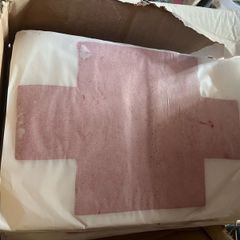 Socket box putty pads.