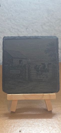 Rustic Country Life Slate Coasters