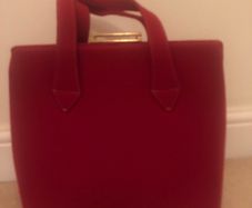 Vintage red bag