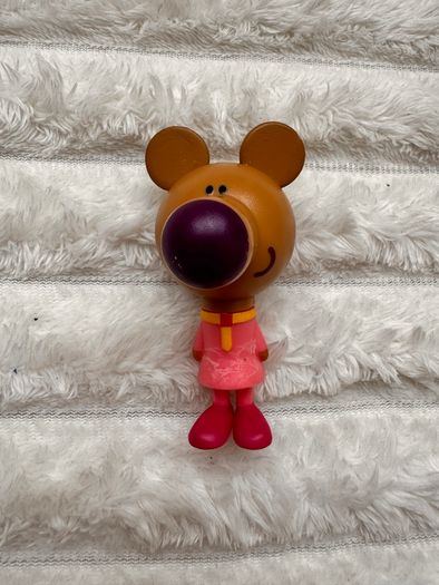 Hey duggee Norrie the Mouse Figure Brown approx. 6.5 cm. Used Please see photos