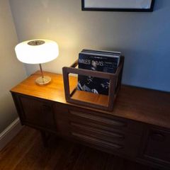vinyl storage - midcentury style