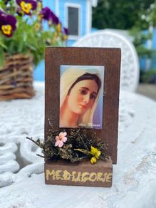 Our Lady of Medjugorje Wooden Icon