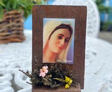 Our Lady of Medjugorje Wooden Icon