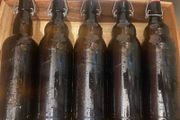 glass storage bottles clip top 1 liter