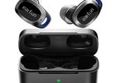 EarFun Wireless Earbuds, Free Pro, Active Noise Cancelling, Bluetooth 5.2 Earbuds with 4 Mics, Stereo Sound, Deep Bass in-Ear Headphones, Ambient Mode Earbuds, Wireless Charge, 32H