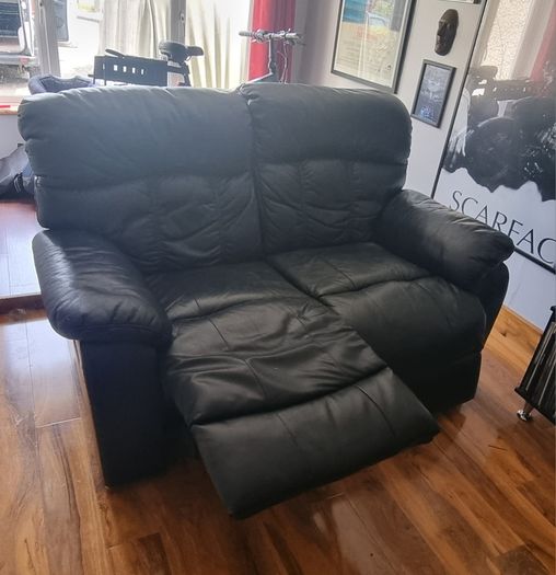 Leather 2 Seater Recliner