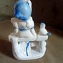 Blue And White Vintage Porcelain Image 2