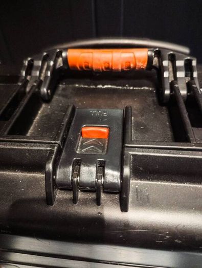 large  protective hard case on wheels