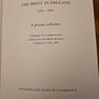 The Print In England 1790-1930. A Private Collection.  First Edition Large Volume Paperback In Good Condition.  See Photos For Same. Image 3