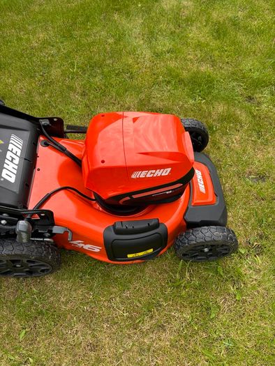 Echo Electric Lawnmower, Grass Trimmer + Batteries