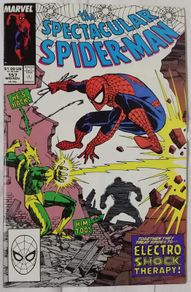Spectacular Spider-Man #157 "Shakedown" : Tombstone, Electro, Shocker & Chameleon Appearances (1989)