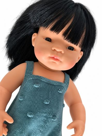 Miniland 38cm Baby Doll with Knitted Romper