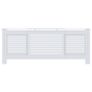 MDF Radiator Cover White 205 cm Image 3