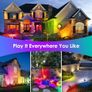 Garden Spot Lights, Color Changing Garden Lights Mains Powered Waterproof, RGB Outdoor Spotlight Plug-in Outside Lights, 12V Timer Image 4