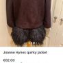Joanne Hynes quirky brown jacket size 12 Image 5
