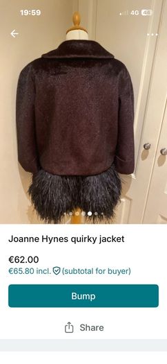 Joanne Hynes quirky brown jacket size 12