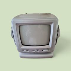 Vintage Black and White 5inch Screen TV Radio