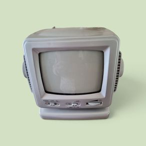Vintage Black and White 5inch Screen TV Radio